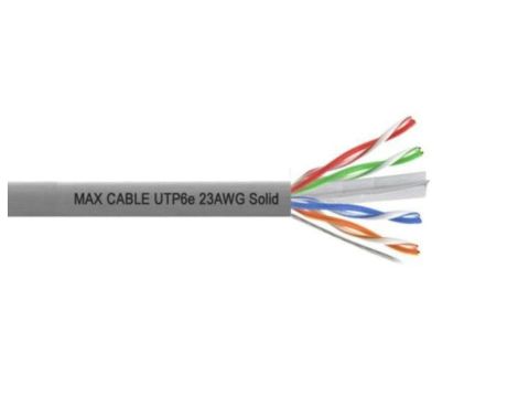 Przewód UTP6 drut CCA 305m MAXCABLE