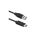 Qoltec Kabel USB typ C 3.1 męski USB 3.0 typ A męski 0.25m