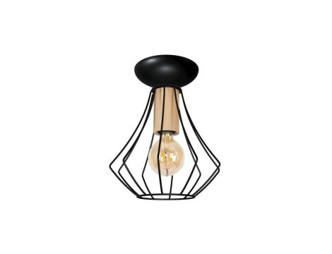 Lampa sufitowa WILL BLACK 1xE27 MLP4189 Milagro