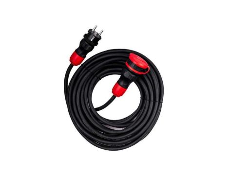 Przedłużacz gumowy budowlany 10m czarny 3x2,5mm IP54 H05RR-F Schmith