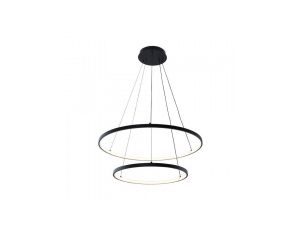 Lampa wisząca BRENO kolor czarny aluminium/metal, LED 2000 Lm barwa regulowana IP20 18140BK-2 Zuma Line