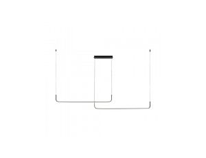 Lampa wisząca RIKE kolor czarny aluminium/metal, LED 2500 Lm barwa regulowana IP20 2023199-BK Zuma Line
