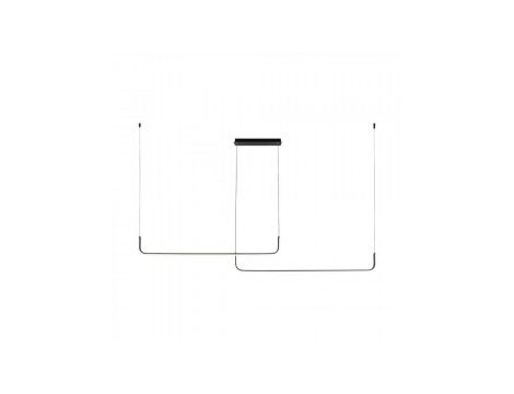 Lampa wisząca RIKE kolor czarny aluminium/metal, LED 2500 Lm barwa regulowana IP20 2023199-BK Zuma Line