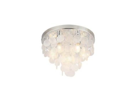 Lampa sufitowa plafon PARDO kolor chrom metal/szkło, 6xE14 IP20 18365L Zuma Line