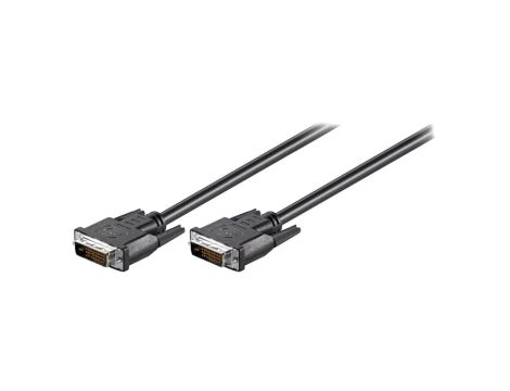 DVIMM241/0.5 Kabel DVI-D (24+1) wtyk,z obu stron 0,5m czarny