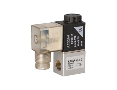 HUBBER - Elektrozawór 2/2 1/4' 220Vac 0,5-7 Bar