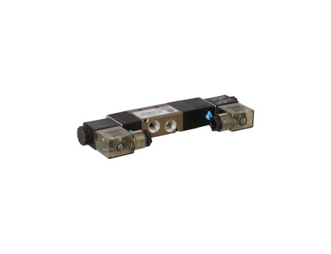 HUBBER - Elektrozawór 5/3 1/4' 220Vac Centralnie Odpowietrzony