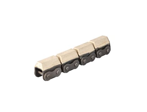 HUBBER - Łańcuch 12B-1 Z Nakładką Gumową 19.05 x 12.07 x 11.68