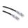 Kabel kategorii 6, Czarny, Wtyk RJ45/męski RJ45dł.: 3m, mat. koszulki: LSZH