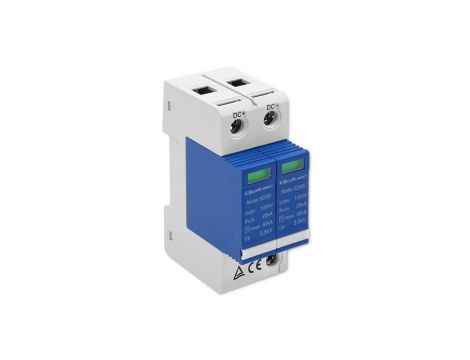 Qoltec Ogranicznik ochronnik przepięć DC 2P 1000V T2 C
