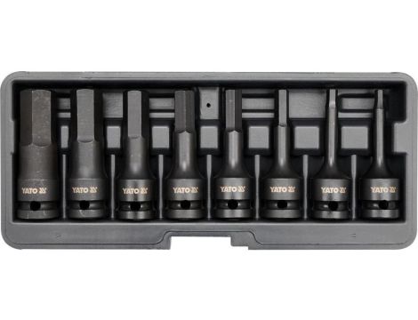 ZESTAW TRZPIENIOWYCH KLUCZY UDAROWYCH HEX 8CZ.