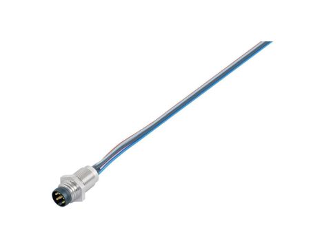 09 3391 00 04 Złącze: M8 gniazdo 718 męskie PIN: 4 nieekranowane złocony 4A
