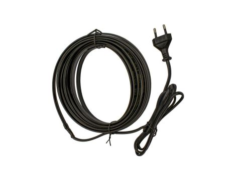 PRZEWÓD GRZEJNY kabel grzewczy samoregulujący z WTYCZKĄ 230V 10W 0.5M