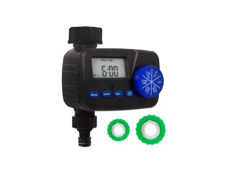 Elektroniczny sterownik nawadniania GreenBlue, programator, zasilanie 2x1,5V AA, GB390