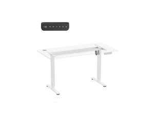 Biurko elektryczne regulacja wys. Ergo Office, max wys. 1160mm, max - 80 kg, bez blatu do pracy stojąco siedzącej, białe, ER-400