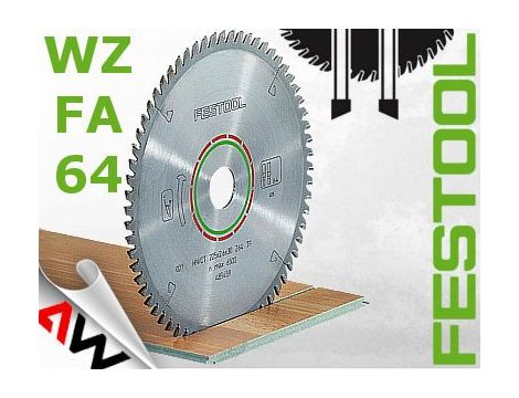 FESTOOL PIŁA TARCZ. HW 260x2,5x30 WZ/FA64 LAMINATE/HPL - 4