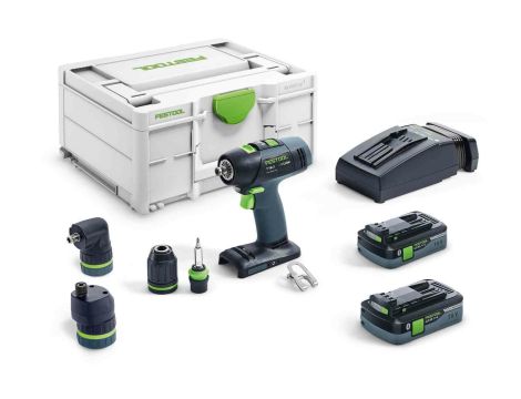 FESTOOL WIERTARKO-WKRĘTARKA T18+3 HPC4,0 I-SET - 2