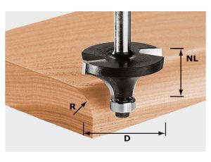 FESTOOL FREZ DO ZAOKRĄGLEŃ HW D63/32/R25 KL
