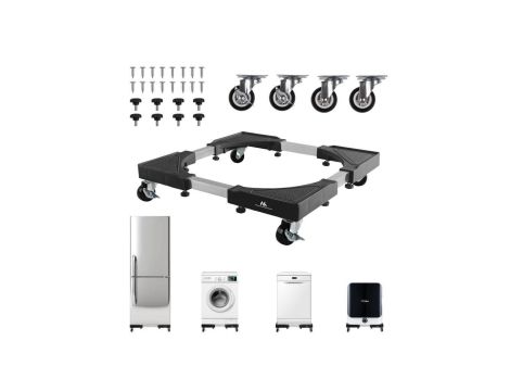 Podstawa pod pralkę ruchoma Maclean, blokada kółek, szer. 700-900mm, uniwersalna, do 200kg, MC-119 B