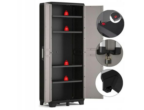 KETER SZAFA PRO 68x39x173cm