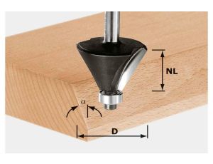 FESTOOL FREZ DO FAZOWANIA HW D36/45GRAD KL