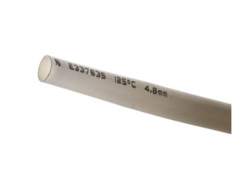 Osłona termokurczliwa Biały 2:1, średnica 4.8mm, dł. 9m, RS PRO