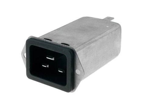5130.0001Złącze zasilające AC gniazdo męskie 20A 250VAC IEC 60320