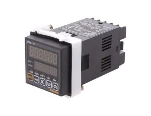 Licznik elektroniczny z wyświetlaczem LED x2, czas/impulsy, OUT:SPST, IN:NPN,PNP CT6S-2P4