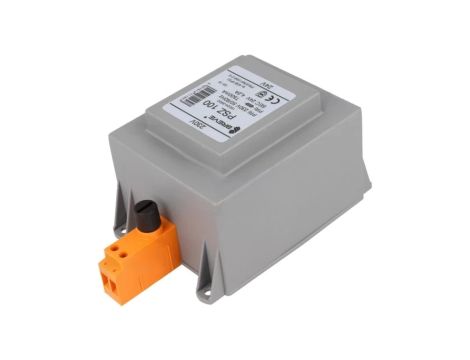 PSZ100/230/24V Transformator sieciowy 100VA 230VAC 24V na szynę DIN IP30