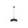 Lampa wisząca LINCOLN GREEN/GOLD 1xE27 35cm MLP8032 Milagro