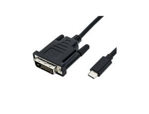 Kabel adaptera ROLINE USB typu C - DVI, M/M, 2 m