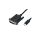 Kabel adaptera ROLINE USB typu C - DVI, M/M, 2 m