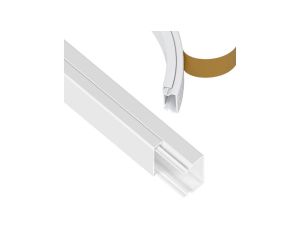 Korytko Kablowe Kanały Elektroinstalacyjne MKI 11/20mm z Taśmą Biały 2m