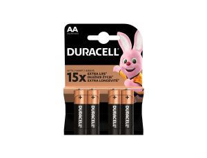 4 x bateria alkaliczna Duracell Duralock Basic CiB LR6 AA (blister)