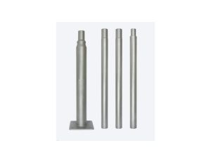 Składany słup oświetleniowy 4m szary LED line 5 lat gwar.