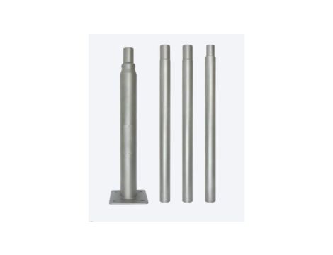 Składany słup oświetleniowy 4m szary LED line 5 lat gwar.