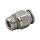 Adapter gwintowany prosty gwint – rura, 20 barów