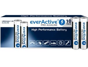 Zestaw baterii alkaliczne everActive LR0310PAK (x 10)