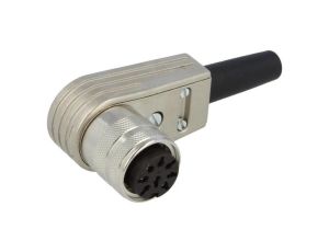 Złącze M16 wtyk żeński lutowanie na przewód 8-PIN 5A 100V T3505005U