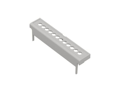 ZD4TC 5,08J ABS V0 - Maskownica terminal cover 4m raster 5,08 pod zaślepki ABS V0 (4 szt. komplet)