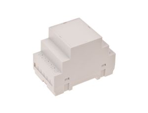 Z107 ABS V0 - Obudowa modułowa na szynę Z107 czarna ABS V0