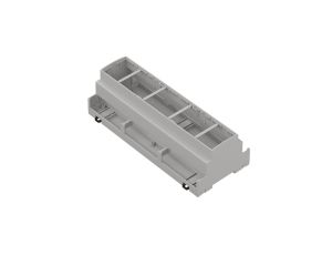 Obudowa modułowa na szynę ZD1012 jasna ABS V0 - ZD1012J ABS V0