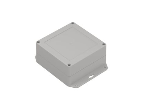 ZP120.120.60UJH TM PC - Obudowa hermetyczna ZP120.120.60 jasna z uszami z uszczelką i tulejkami mosiężnymi PC