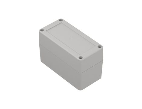 ZP120.60.75J TM PC - Obudowa plastikowa ZP120.60.75 jasna z tulejkami mosiężnymi PC