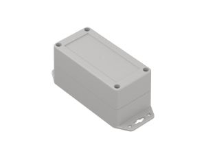 ZP120.60.60UJpH TM ABS-PC - Obudowa hermetyczna ZP120.60.60 jasny dół z uszami - bezbarwna góra z uszczelką i tulejkami mosiężny