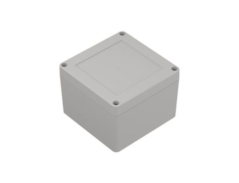 ZP105.105.75SJ-IP67 TM ABS - Obudowa hermetyczna ZP105.105.75 jasna z uszczelką zalewaną i tulejkami mosiężnymi ABS