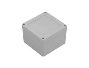 ZP105.105.75SJp-IP67 TM ABS-PC - Obudowa hermetyczna ZP105.105.75 jasny dół - bezbarwna góra z uszczelką zalewaną i tulejkami mo