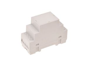 Z106 ABS V0 - Obudowa modułowa na szynę Z106 czarna ABS V0