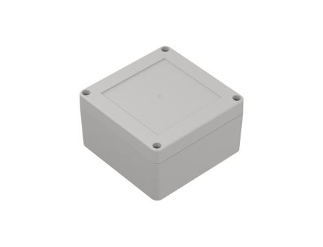 ZP105.105.60SJ-IP67 TM ABS - Obudowa hermetyczna ZP105.105.60 jasna z uszczelką zalewaną i tulejkami mosiężnymi ABS