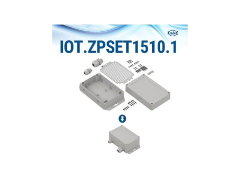 IOT.ZPSET1510.1 PC - Zestaw iot.zpset1510 do montażu płytek sbc z obudową jasnoszarą PC